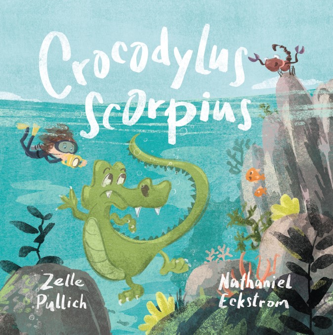 Zelle Pullich self-published author crocodylus scorpius childrens book cover