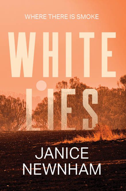 Janice Newnham self-published author White Lies book cover